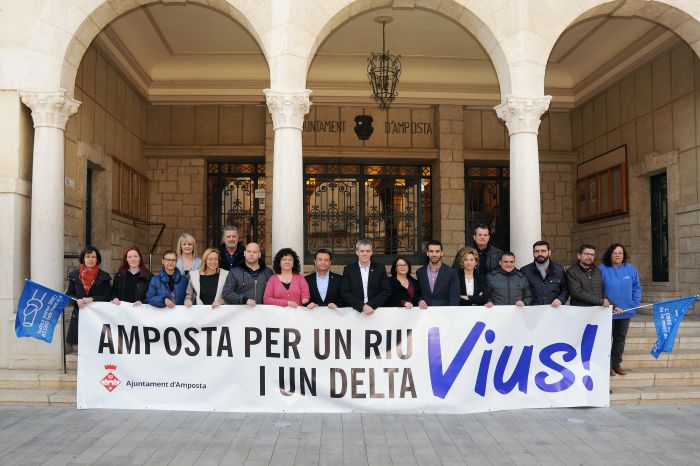 L´Ajuntament d´Amposta se suma a la manifestació del 7F amb el lema ´Per un riu i un delta vius´